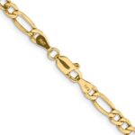 10k 4.2mm Semi-Solid Figaro Chain - Image 3