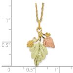 10k Tri-color Black Hills Gold Necklace - Image 3