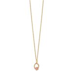 10k Tri-Color Black Hills Gold Butterfly Necklace - Image 2