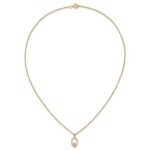 10k Tri-Color Black Hills Gold Butterfly Necklace - Image 5