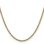 10k 2.25mm Semi-solid D/C Rope Chain - Image 2