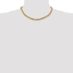 10k 4mm Semi-solid D/C Rope Chain - Image 4