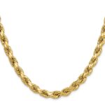 10k 8.0mm Semi-solid D/C Rope Chain - Image 2
