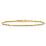 10k 1.8mm Extra-Light D/C Rope Chain Anklet - Image 4