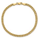 10k 3.0mm Wide Double Strand Rope Bracelet - Image 5