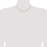 10k 2mm Lightweight D/C Rope with Lobster Clasp Chain - Image 4