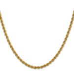 10k 3mm Regular Rope Chain - Image 2
