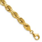 10k 7mm Diamond-cut Rope Chain