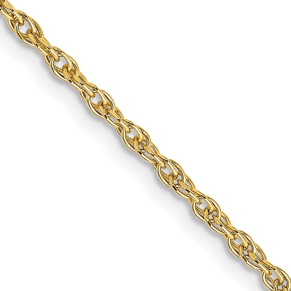 10K11RY.jpg 10k 1.55mm Carded Cable Rope Chain - Image 1