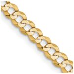 10K 3.7mm Lightweight Flat Cuban Chain