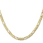 10k 4.5mm Concave Open Figaro Chain - Image 2