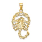 14k Large Scorpio Zodiac Charm - Image 4