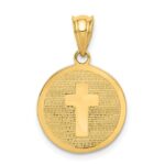 14k Reversible Cross and 1ST HOLY COMMUNION Charm