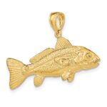 14K 3-D Red Fish Charm - Image 5