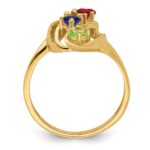 14k Genuine 4 Stone Mother's Ring - Image 3