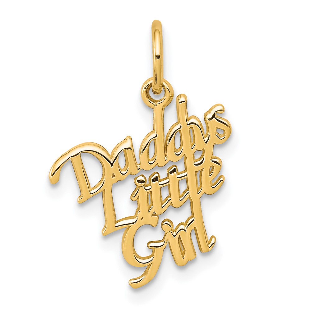 10C109.jpg 10k DADDYS LITTLE GIRL Charm - Image 1