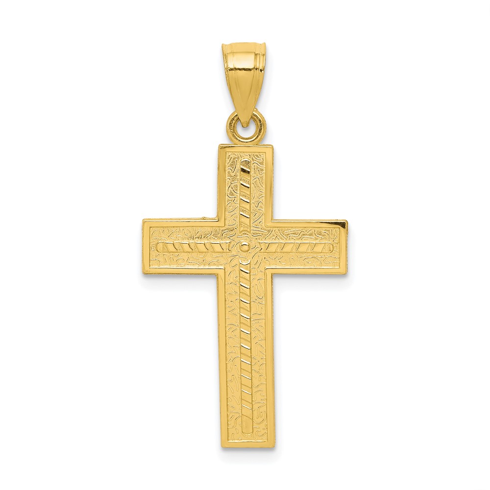 10C1101.jpg 10k Cross Pendant - Image 1