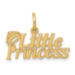 10k LITTLE PRINCESS with Crown Charm