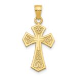 10k Reversible Cross Charm