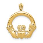 10k Claddagh Pendant