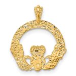 10k Claddagh Pendant - Image 4
