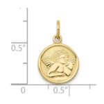10k Polished Angel Charm - Image 3