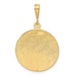 10k Polished & Satin Angel Pendant - Image 4