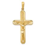 10k Polished Crucifix Pendant