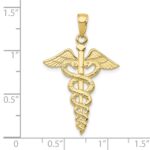 10k Caduceus Pendant - Image 3