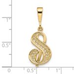 10k Initial S Pendant - Image 3