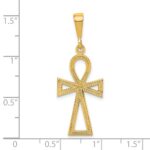 10K Ankh Cross Charm - Image 3