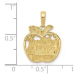 10k New York City Skyline in Apple Pendant - Image 3