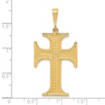 10k Cross Charm - Image 3