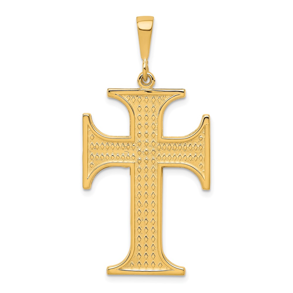 10C314.jpg 10k Cross Charm - Image 1