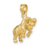 10K 3-D Aries Zodiac Pendant - Image 5