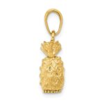 10k 3-D Pineapple Pendant - Image 2