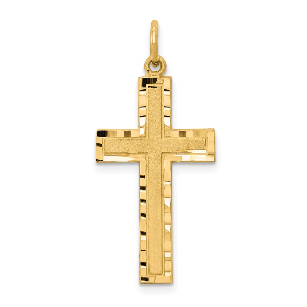 10C322.jpg 10k Cross Charm - Image 1