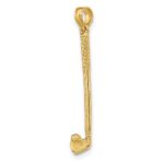 10k 3-D Single Golf Club with Ball Charm - Image 5