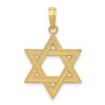 10K Star of David Pendant