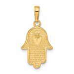 10K Hamsa W/Star Of David Pendant - Image 3