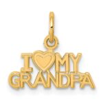 10K I LOVE MY GRANDPA Charm