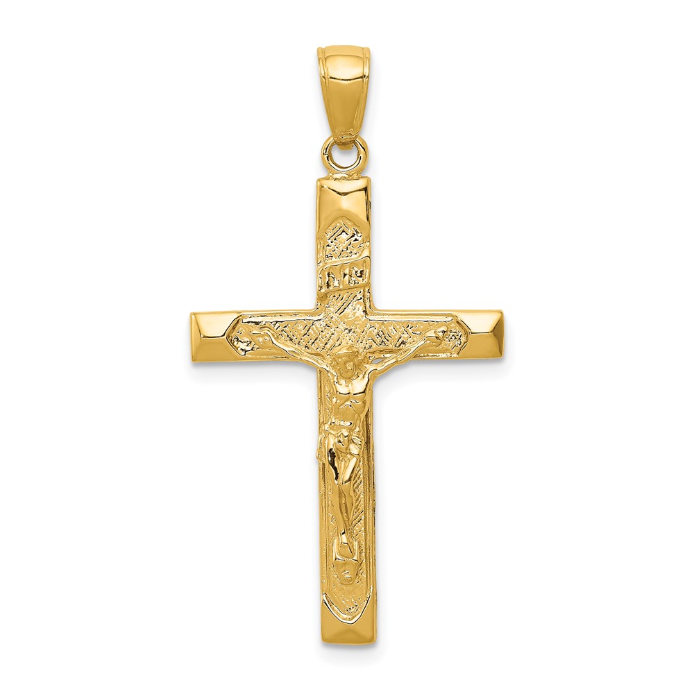 10C4339.jpg 10k INRI Crucifix Pendant - Image 1