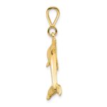 10k Dolphin Charm - Image 2
