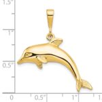 10k Dolphin Charm - Image 3