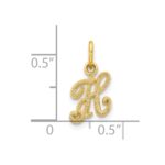 10k Initial H Charm - Image 3