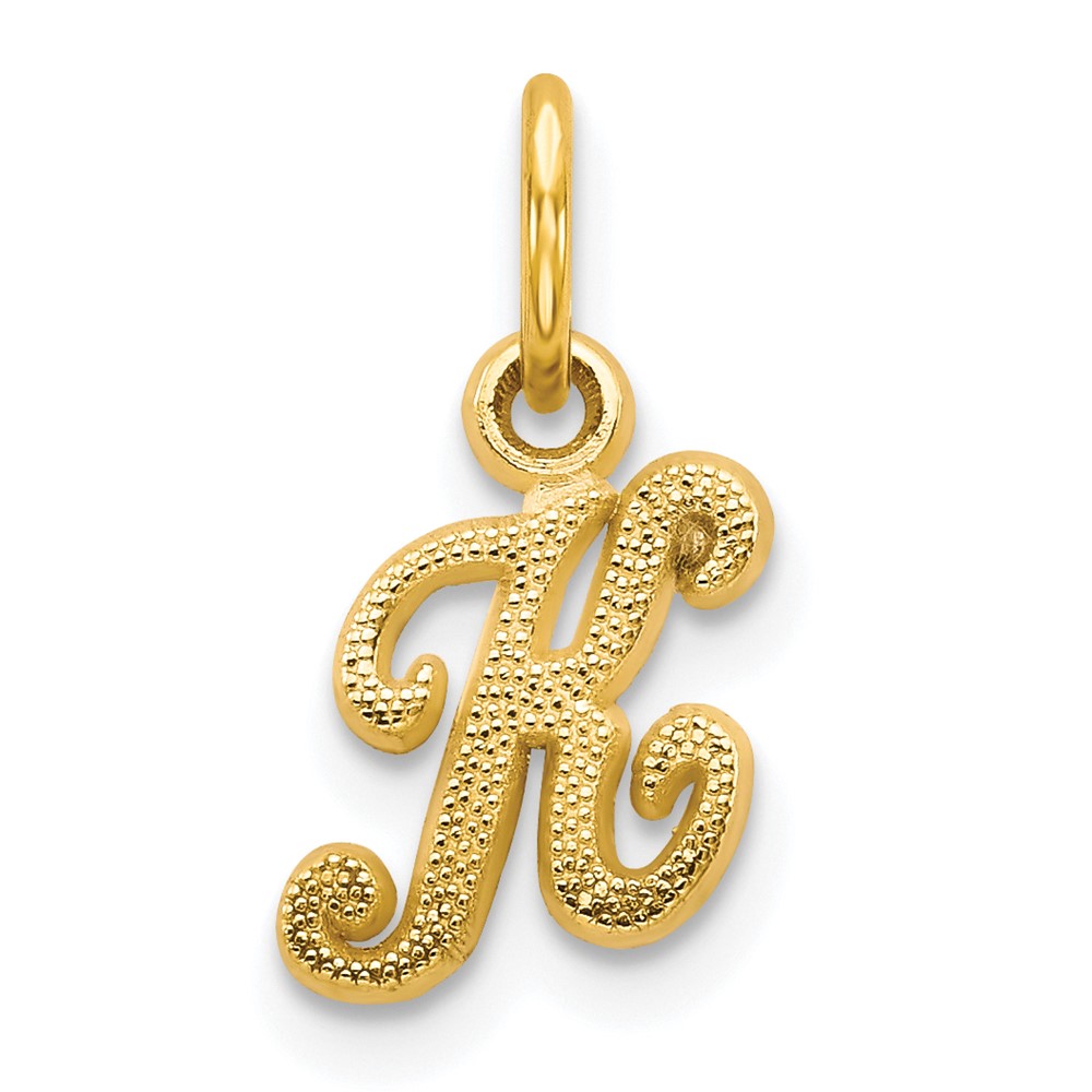 10C763K.jpg 10k Initial K Charm - Image 1