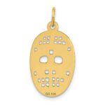 10k Hockey Mask Charm - Image 3