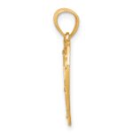 10K & Rhodium MOM Heart Charm - Image 2