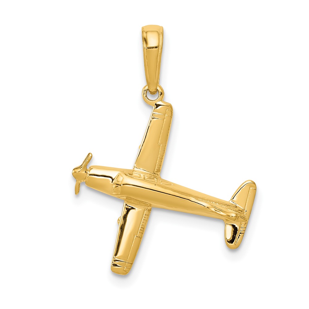 10D1225.jpg 10k 3-D Low-Wing Airplane Pendant - Image 1