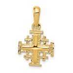 10k Jerusalem Cross Charm